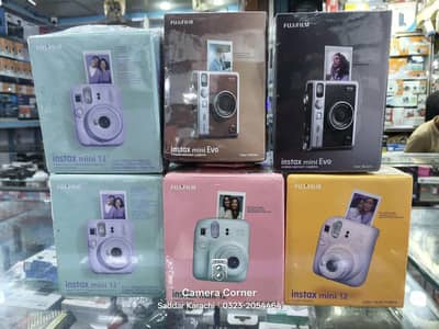 Fujifilm Instax mini 13 and 12 and Mini Evo box pack