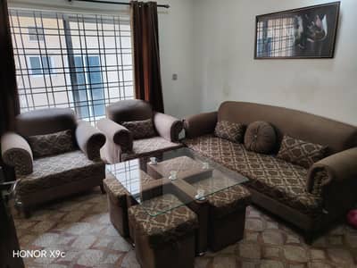 Sofa set with mini dining set available for absolute bargain.