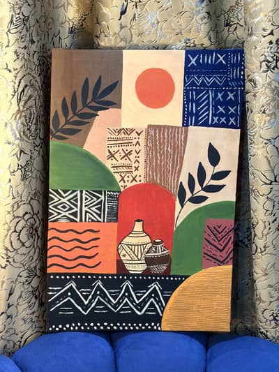 Boho Art handmade Painting