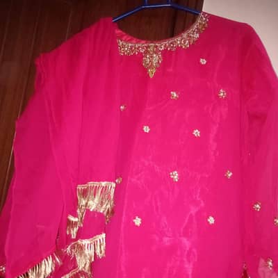 Women’s Formal Dress | Pink Embroidered 2-Piece Suit
