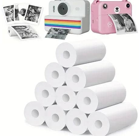 5 Rolls Instant Photo Camera Thermal Paper - Mini Printer Refill PAPER R5744