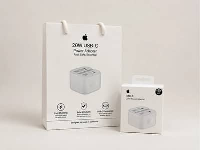 Apple 20W USB-C Adapter NFC | Fast Charger | 3 Pin | iPhone Charger