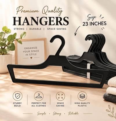 Plastic hangers for sale in bulk quantity