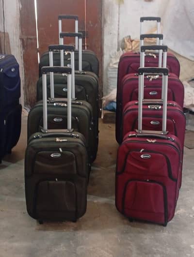 luggage bags with hands Cary double Pocket 4pcs set size 20