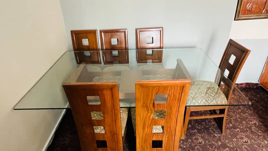 6 chairs Dining Table 4