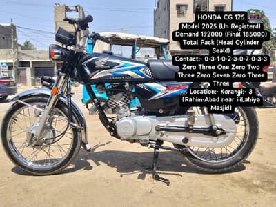 HONDA CG 125 2025