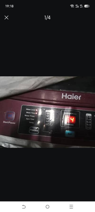 Haier Automatic Washing machine is for sale. 03006587680