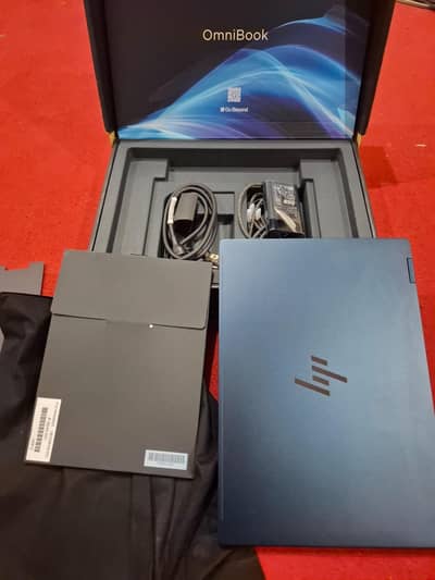 HP Omnibook 14 Flip X core ultra 7 touch screen 360 AI laptop