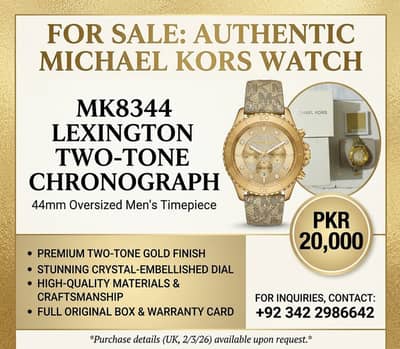 Michael Kors Lexington MK8344 – Original Men’s Watch