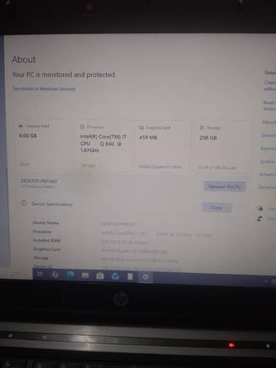 HP Laptop | Core i7 5th Gen | 8GB RAM | 300GB Storage