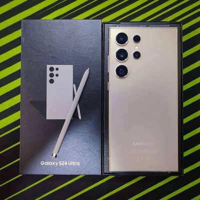 Samsung Mobile S24 Ultra pta approved full box urgent sale