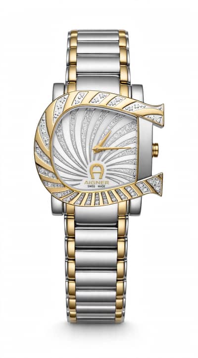 Original Aigner Genna Due Swiss Made Ladies Watch A31600