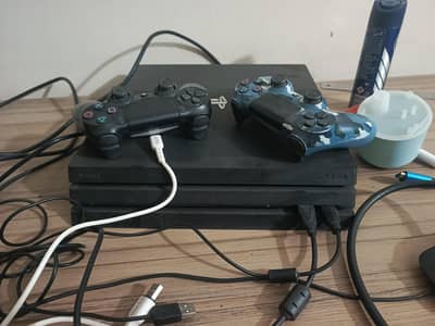 Play Station 4 pro with 10 games