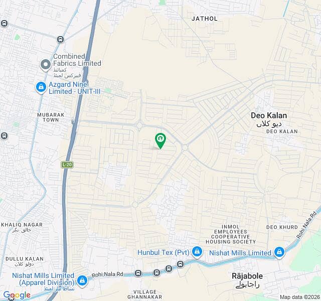 PRIME PLOT 1 KANAL EXCEPTIONAL LOCATION G BLOCK 0