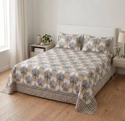 Export Quality Heavy Cotton Double bed Bedsheets