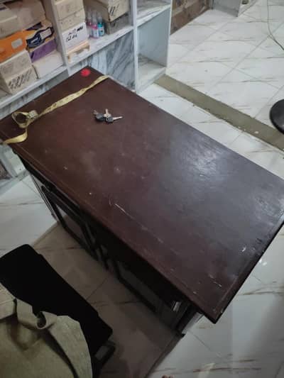 Wooden Table for Storage