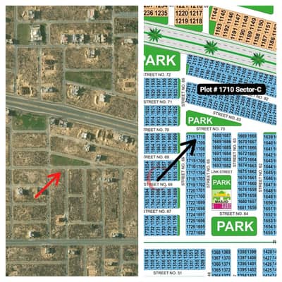 10Marla Corner Extra Land Park Facing Plot Available for Sale