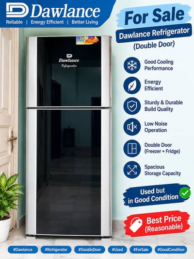 Dawlance Refrigerator for Sale – Used, Good Condition