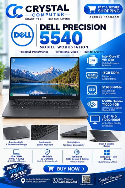 DELL Precision 5540 | 5550 | 7540 | HP Spectre  x360 15-df1045nr