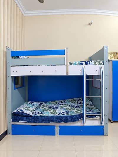 Bunk Bed | Double Decker Bed with Storage – Excellent Condition