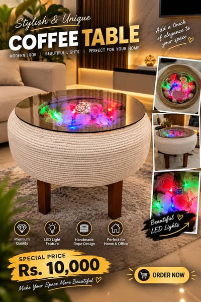 infinity coffee table