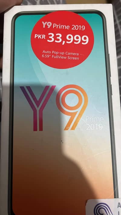 Huawei Y9 Prime in good condition
