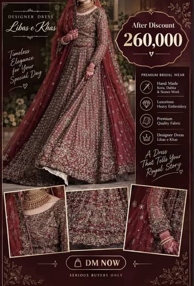 Wedding Bridal Dress | Designer Dress | Libas e khas