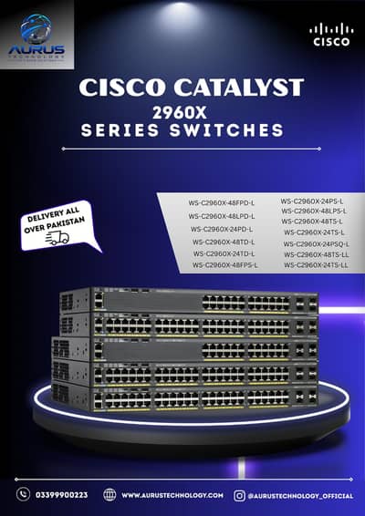 Cisco Catalyst 2960X Series Switches | Original Cisco Network Switches