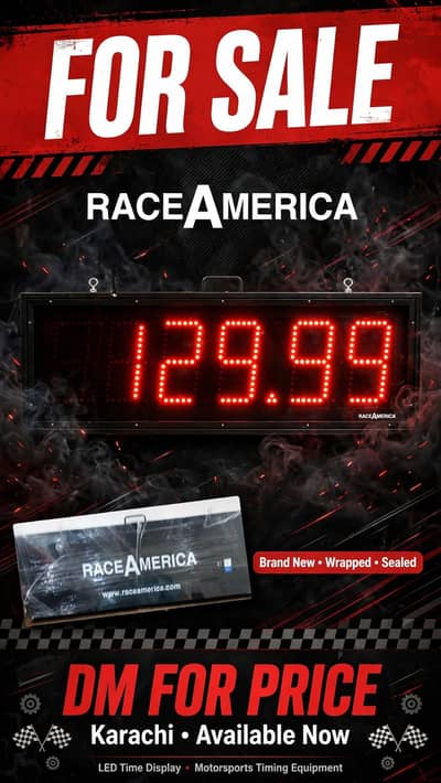 Race America LED Display Timer - Professional Race Timing