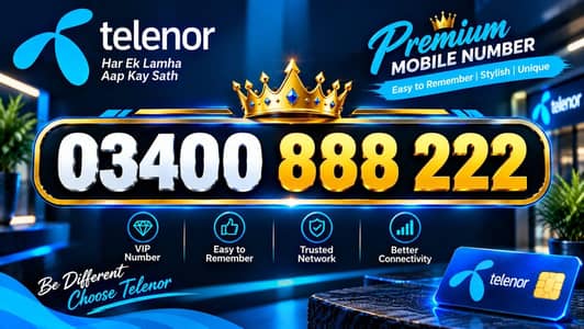 ufone and Telenor golden numbers