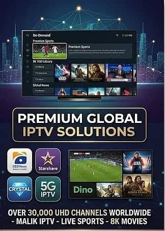 Premium IPTV Service HD/4K | All Channels | Smart TV, Android, iOS