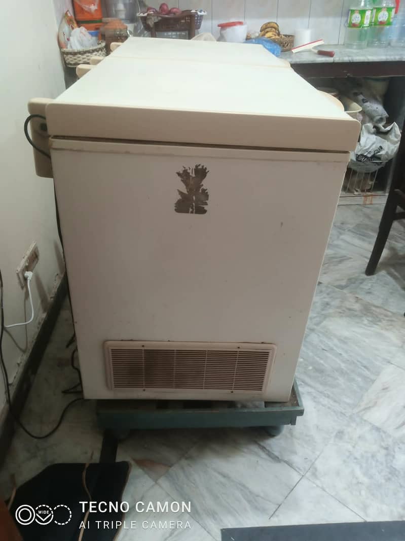 2 Door deep freezer 0