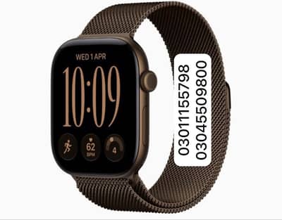 APPLE WATCH SERIES 12 46MM ALUMINIUM CASE DARK BRONZE STAINLESS MILESS