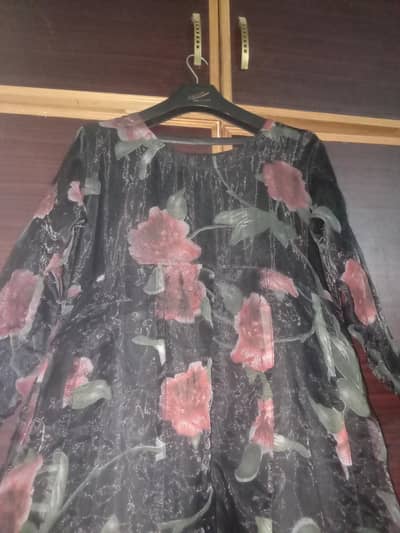 Organza long frock