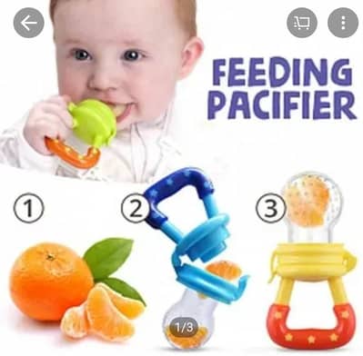 Baby Fruit Feeder Pacifier – Fresh Food Feeder for Kids