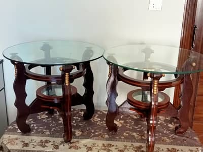 glass side tables