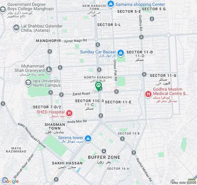 URGENT SALE 3 ROOM FLAT FOR SALE IN ALGHAFOOR NEW PROJECT LIFT STAND BY GENERATOR CAR PARKING SECTOR 11A NORTH KARACHI
