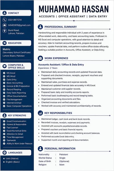 I am looking for a job