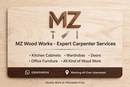 Expert Carpenter In Islamabad