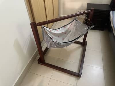 wooden swing