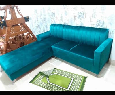 L shape sofa set