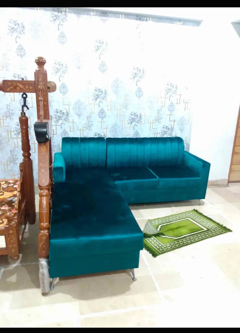 L shape sofa set 1
