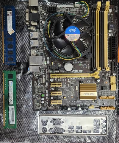 i7 4770 + ASUS H87M-E + 16GB RAM