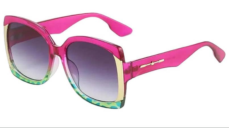1 PCS  Women's Light Luxury Square Big Frame Fashion Sunglasses – Pink   R5760
