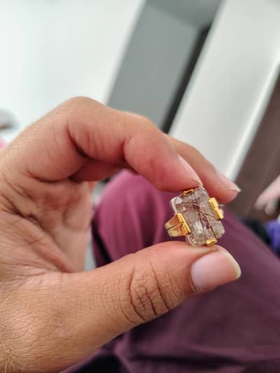 Moh. e. najaf ( golden rutailed quartz)