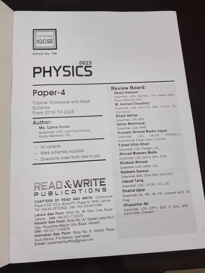 physics paper 4 1
