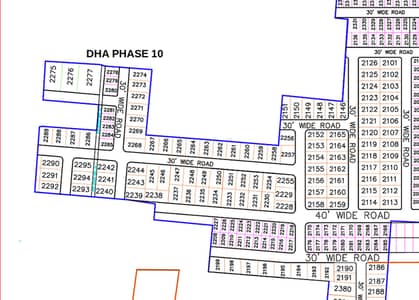 10 Marla — Grand Avenue Block A investable plot (Corner Plot)