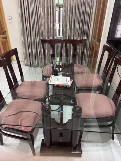 Dining Table for sale Six Chairs