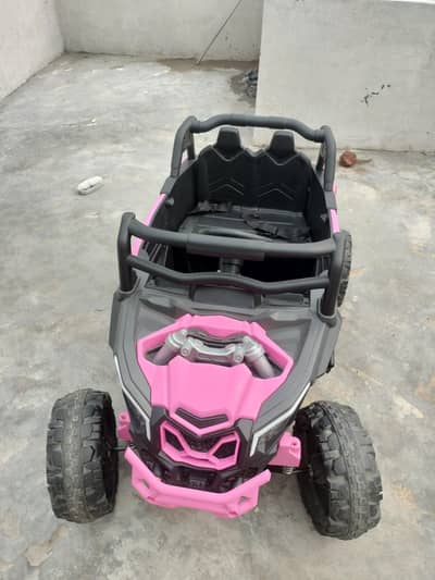 KIDS CAR WITH REMOTE CONTROLER AND MUSIC SYSTEM