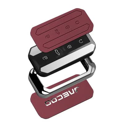 Zinc alloy fire Red Car key cover 2025